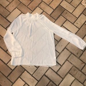 Sheer Polka Dot Shirt